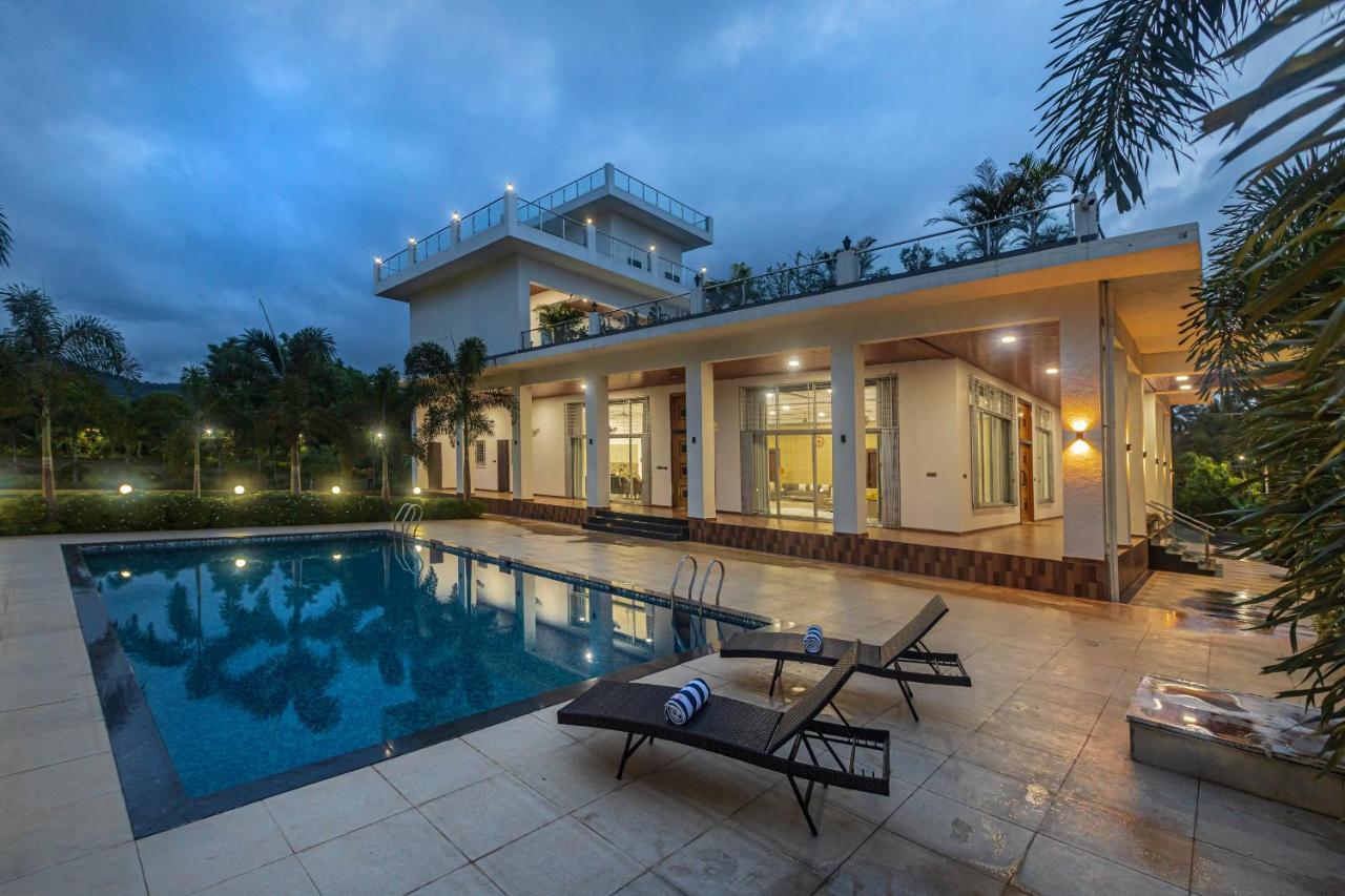 Saffronstays Odyssey, Karjat - 10 Acres Pet-Friendly Estate With Swimming Pool Chinchavli Exterior foto